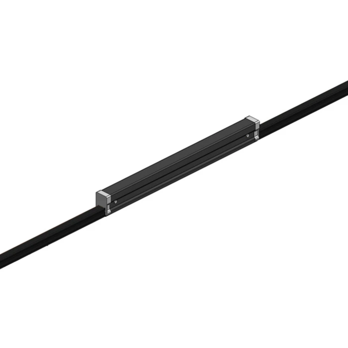 Conductix Hevi-Bar II, Expansion Section, Dura Coat, 700 A, Black UV Resistant PVC Cover, w/Splice, 15 ft L