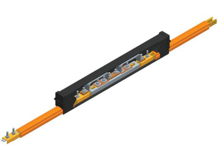 Safe-Lec 2 Expansion Section, 400A Copper, Orange PVC Cover, w/ Splice Joint, 4.5M Conductix XA-310507-J