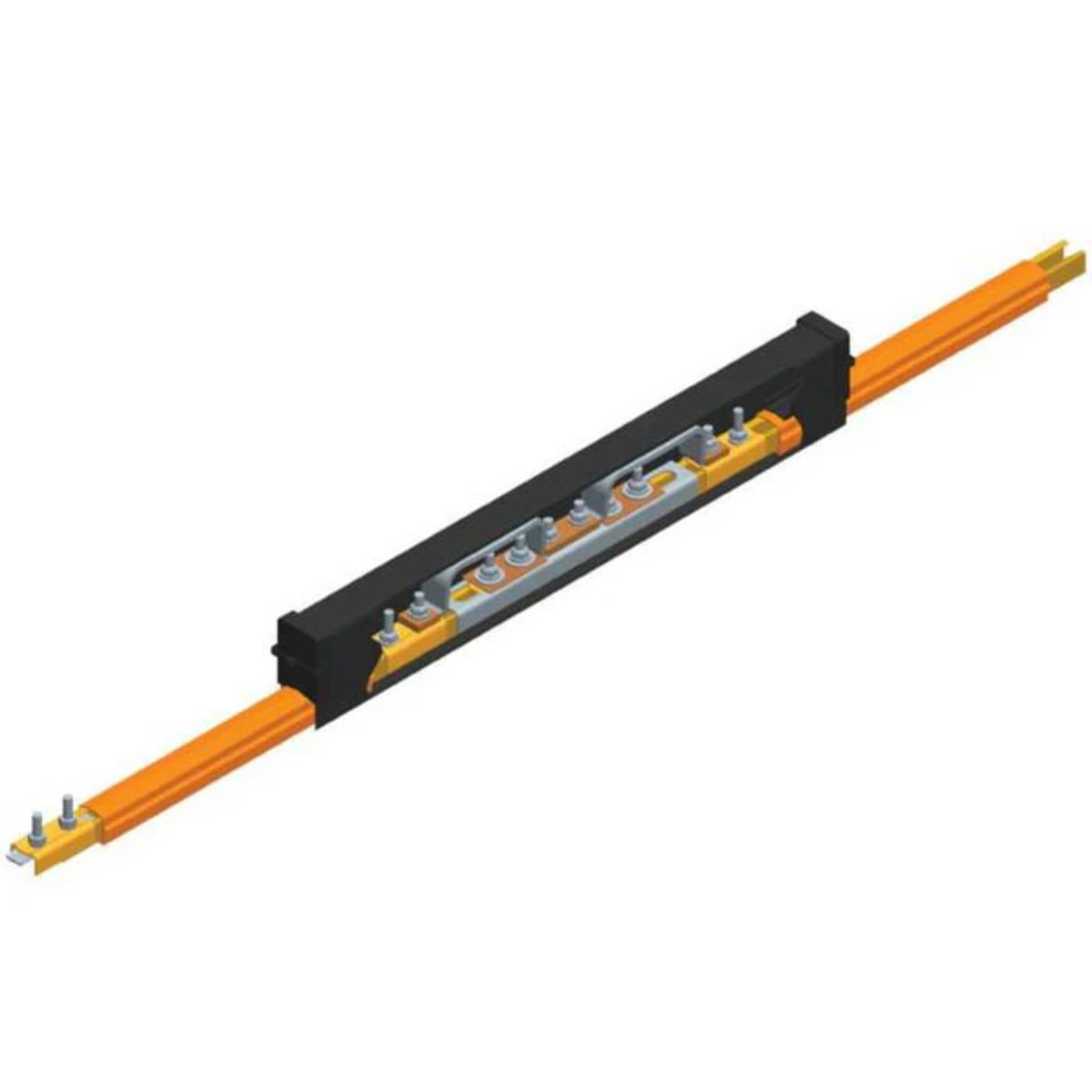 Conductix Safe-Lec 2 Expansion Section, 400 A Copper, Orange PVC Cover, w/ Splice Joint, 4.5M