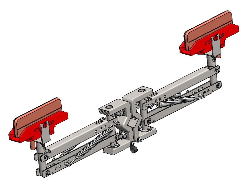 Hevi-Bar II, Collector, 250A, Tandem, J-Head, C-Base, Stainless Steel (for 500A bar) Conductix XA-39752