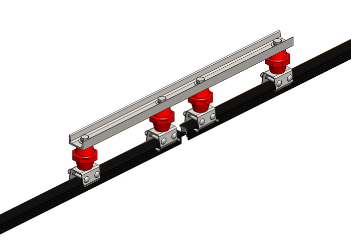 Hevi-Bar II, Power Interrupting Section, 500A, Black Std Heat UV Resistant PVC Cover, 30 ft L Conductix XA-50746B
