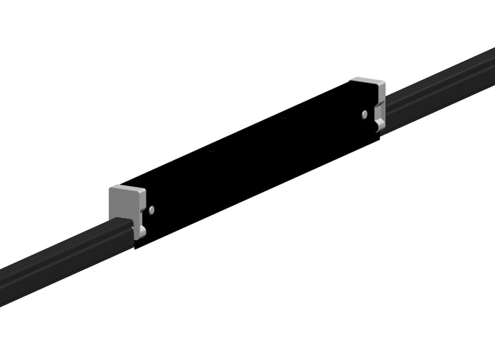 Hevi-Bar II, Expansion Section, 1000A, Black UV Resistant Cover PVC Cover, 20 ft Conductix XA-23512C