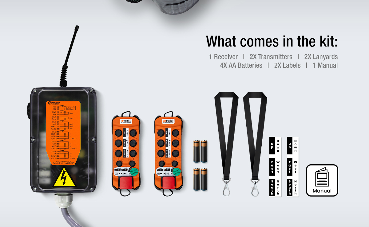 Conductix Radio Remote Control AIRMARK Kit