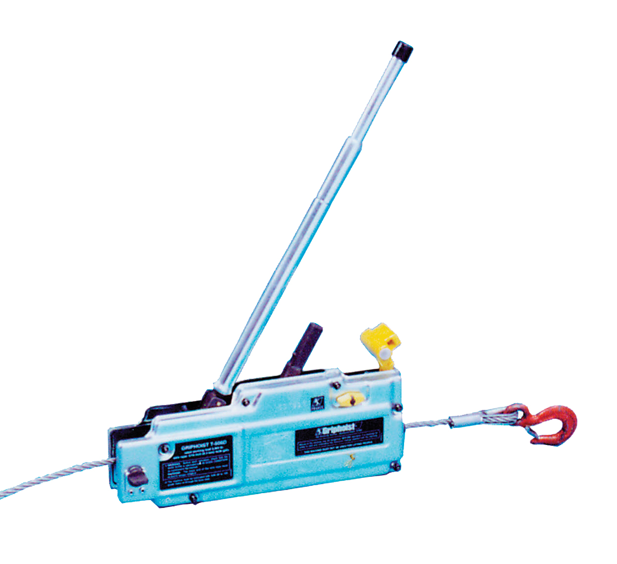 Tractel Griphoist / Tirfor T508D Manual Wire Rope Hoist – 1 Ton Capacity, 250 ft (75 m) Assembly