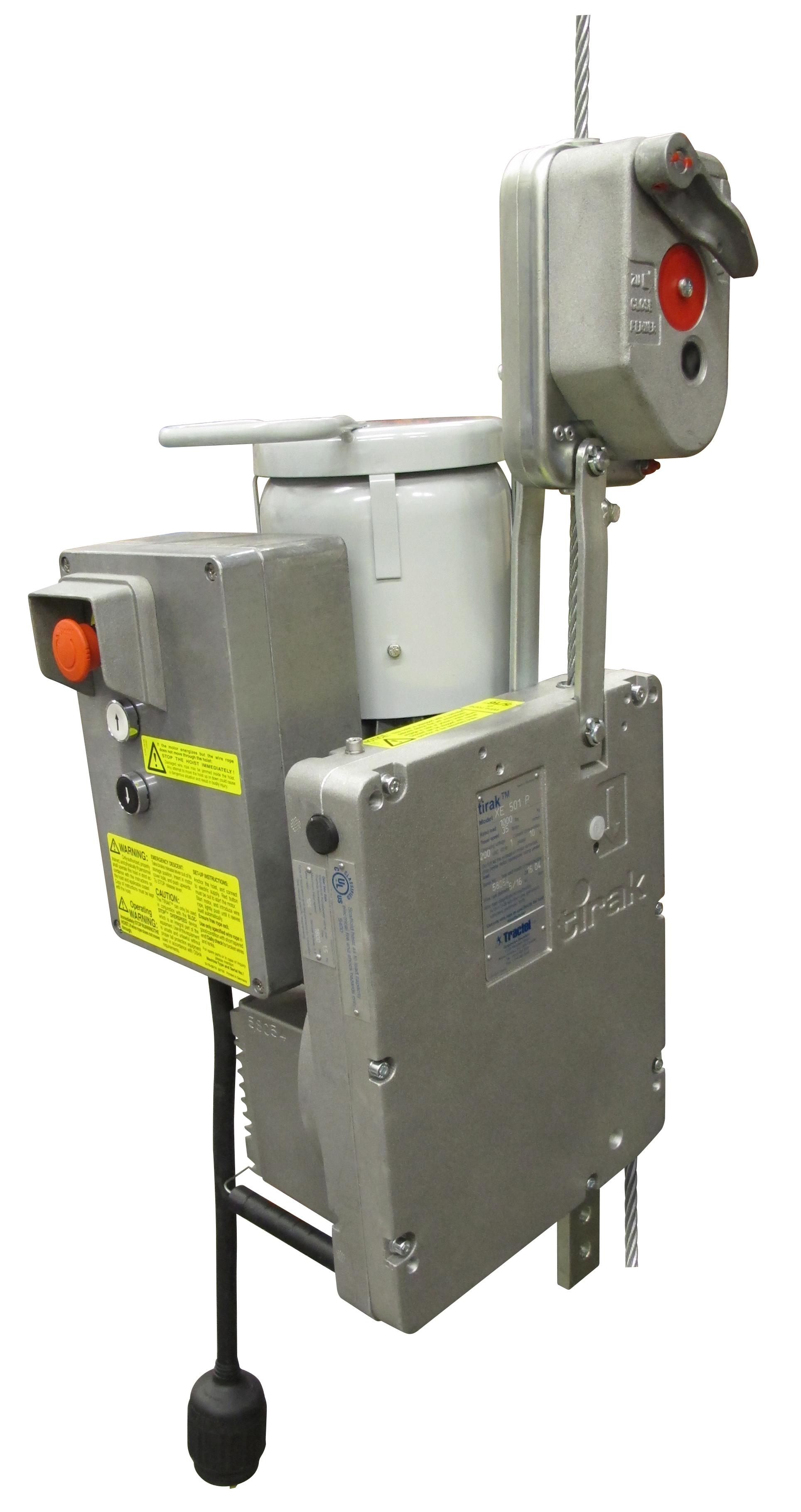 Tractel Tirak X500 Electric Wire Rope Hoist – 1,100 lb (500 kg) Capacity