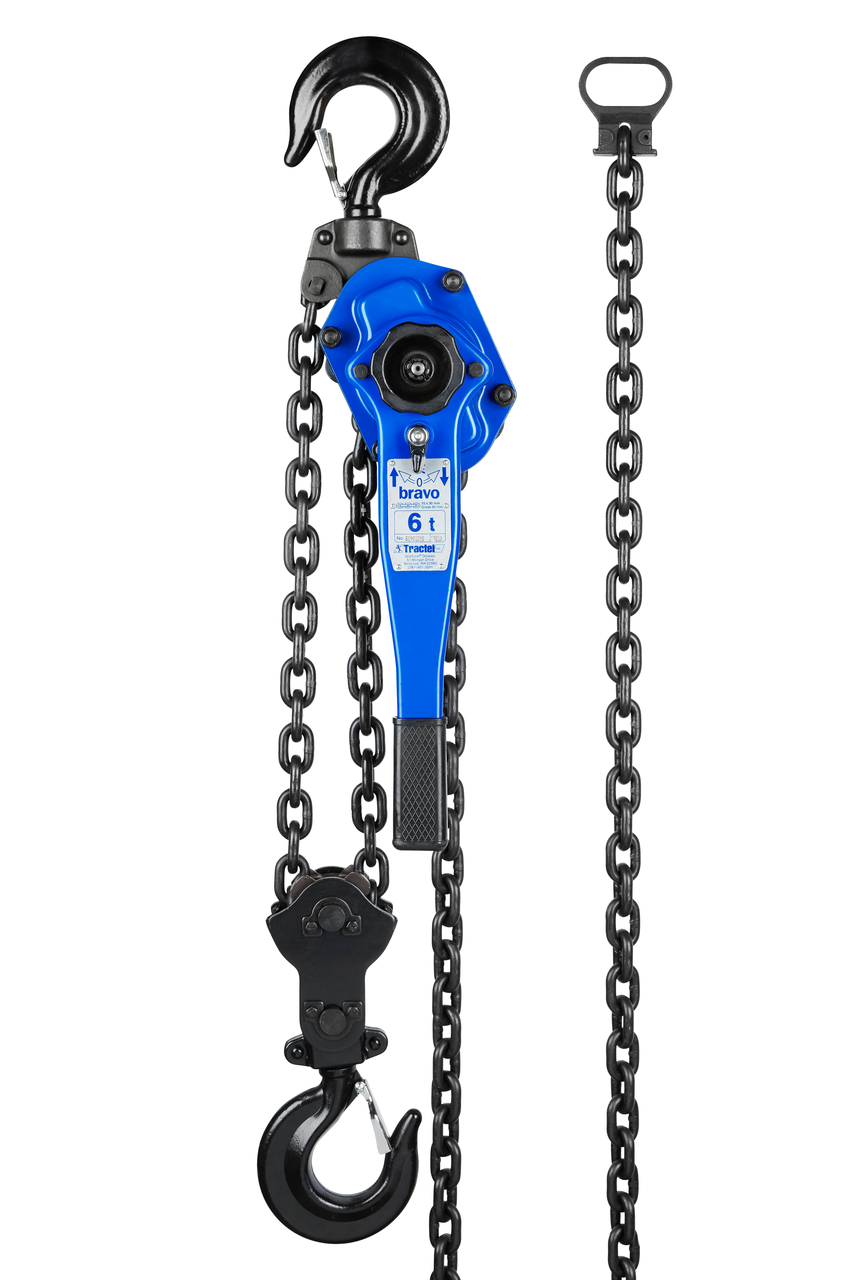 Tractel Bravo Lever Hoist 6 T (12,000 lb) – Without Chain