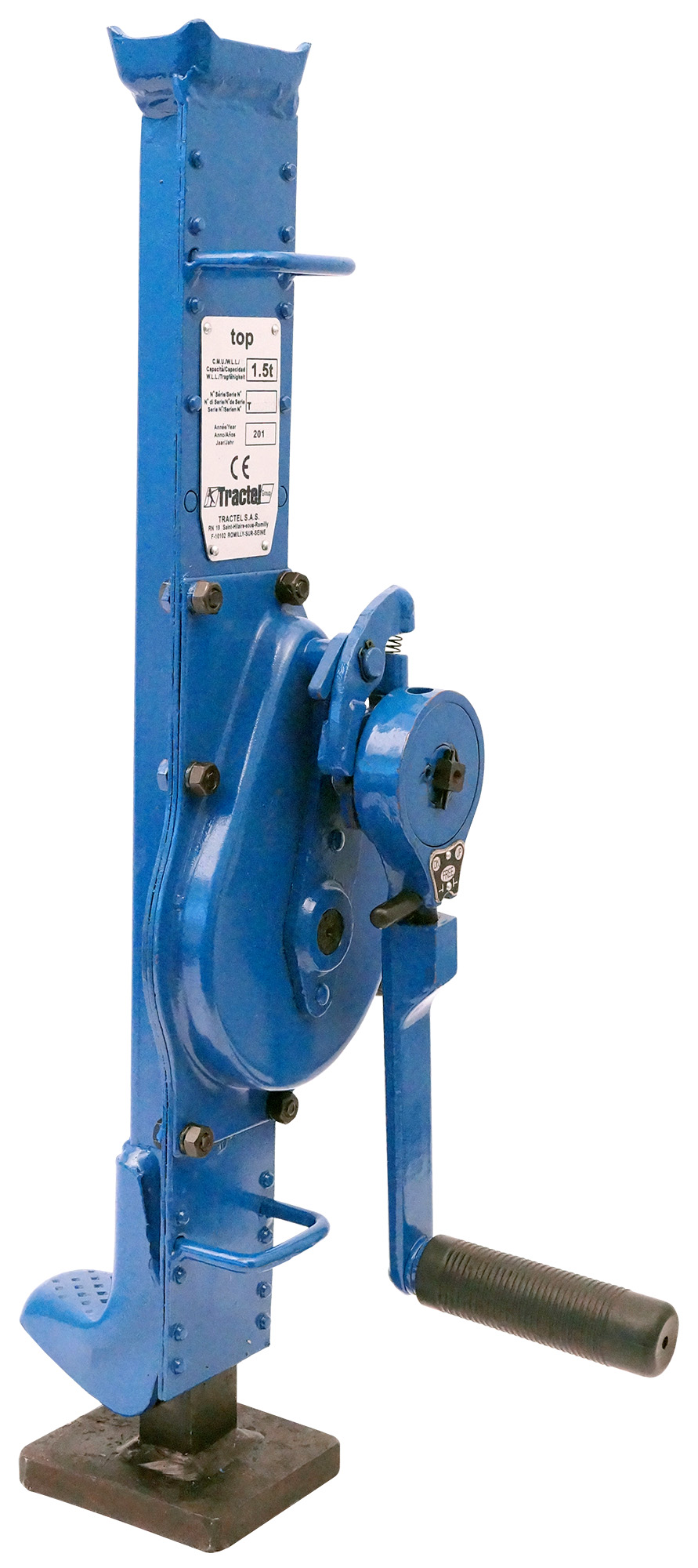Tractel Top Rack Jack BT 5 – 13.6 in (345 mm) Lift - 5,000 kg Capacity Tractel Top Rack Jack BT 5 – 13.6 in (345 mm) Lift - 5,000 kg Capacity