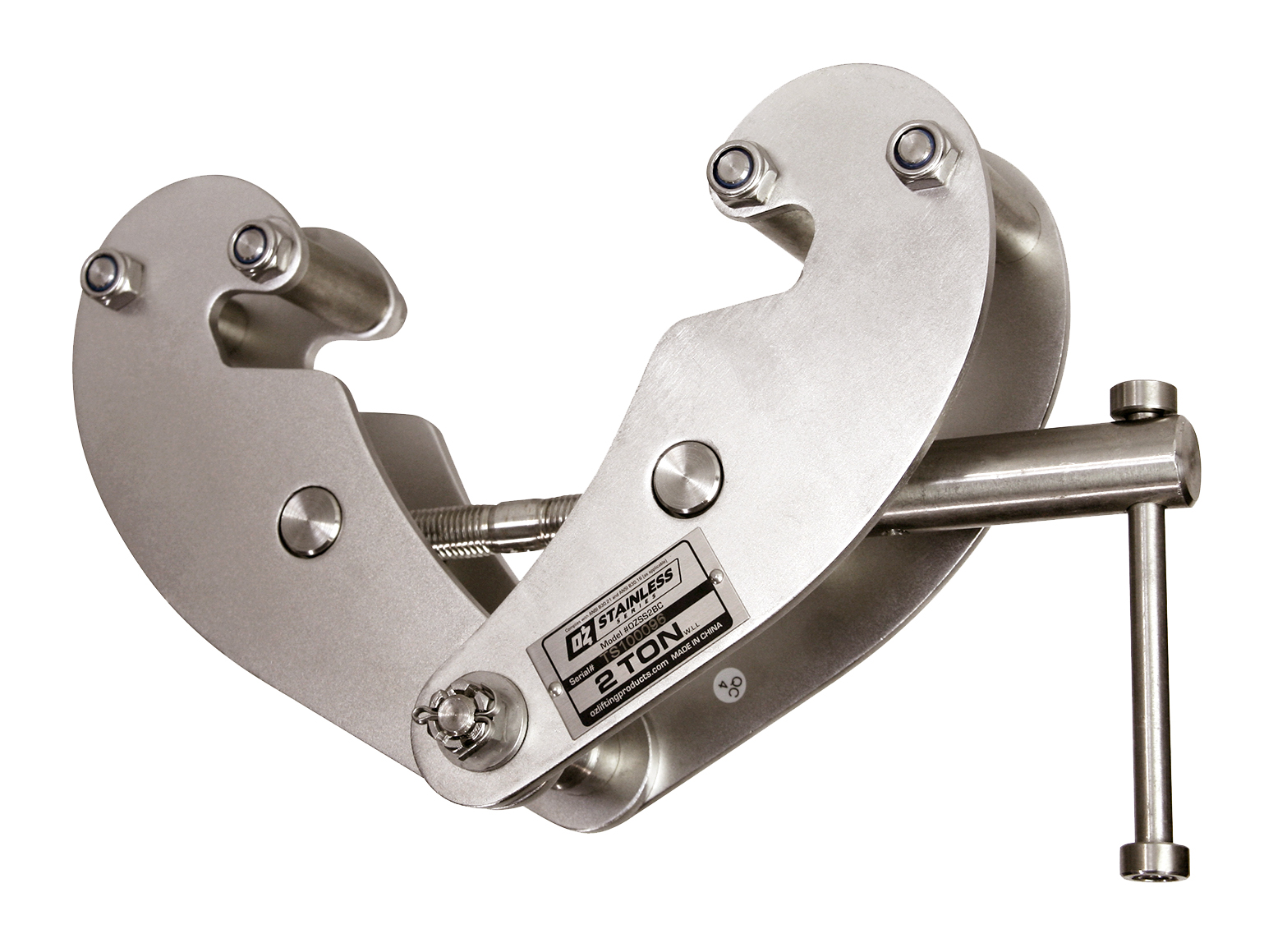 2 T Stainless Steel Beam Clamp 2 T Stainless Steel Beam Clamp