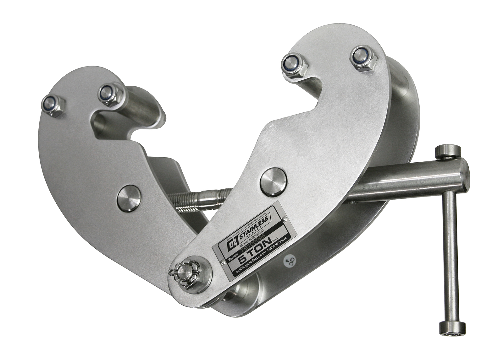 5 T Stainless Steel Beam Clamp 5 T Stainless Steel Beam Clamp