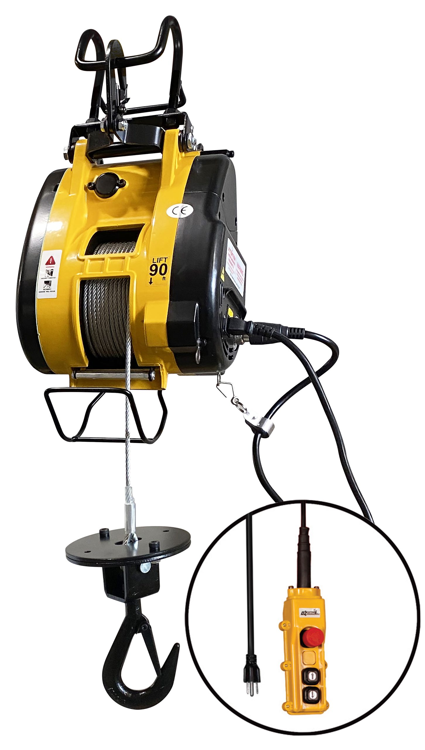 500 lb Electric Builder’s Hoist with 90 ft of lift 500 lb Electric Builder’s Hoist with 90 ft of lift