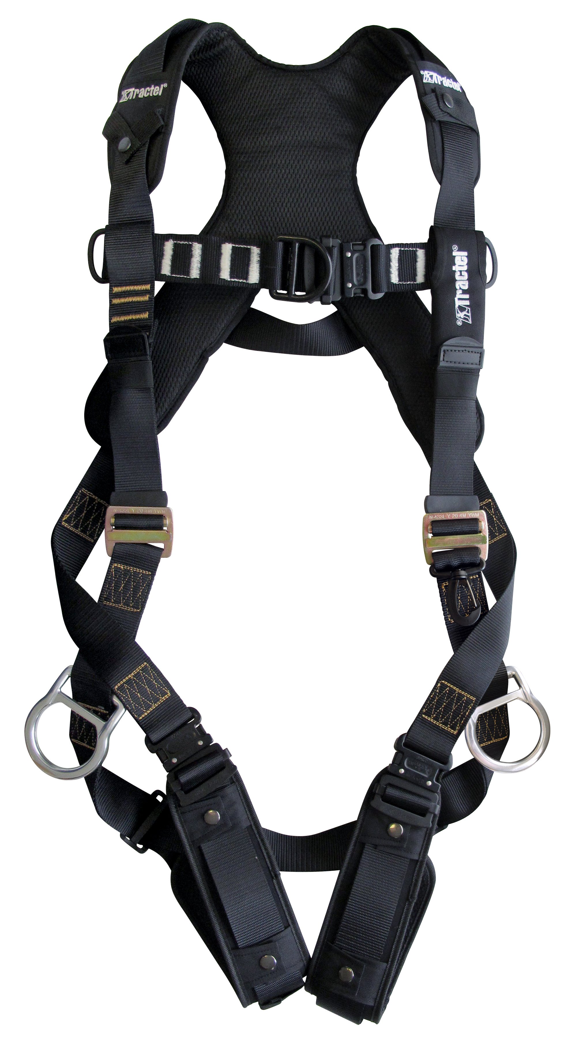 Tractel Wind TracX Full-Body Harness with Quick-Connect Legs, TracX Pad, and Aluminum Side D-Rings – Size XL Tractel Wind TracX Full-Body Harness with Quick-Connect Legs, TracX Pad, and Aluminum Side D-Rings – Size XL