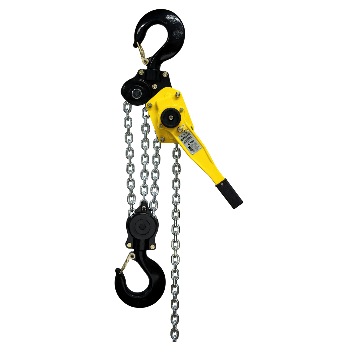 OZ Lifting 9 T Premium Lever Hoist 5 Ft. Lift with Overload Protection