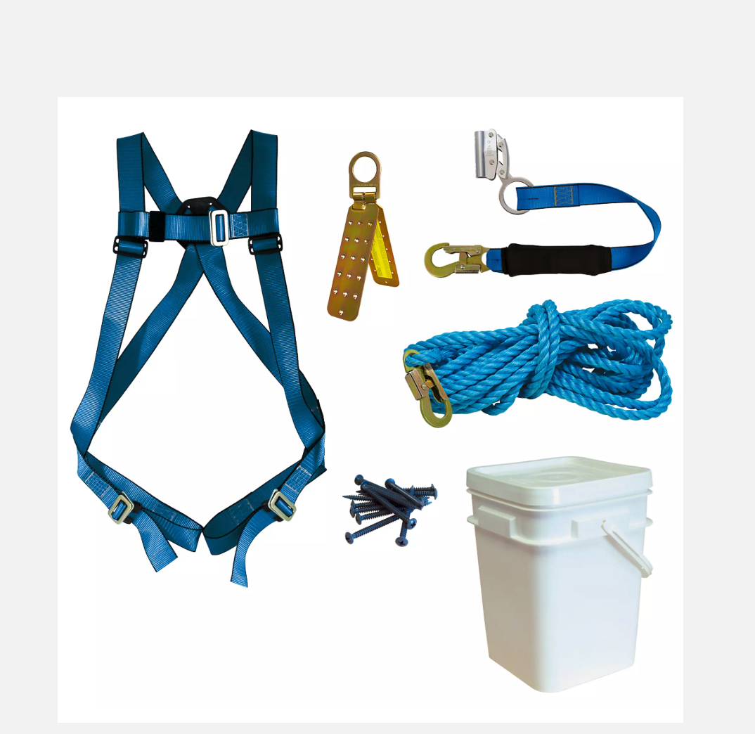 Tractel Quik-Mount Lite Roofing Fall Protection System – 50 ft. Lifeline Kit (N0850S) Tractel Quik-Mount Lite Roofing Fall Protection System – 50 ft. Lifeline Kit (N0850S)
