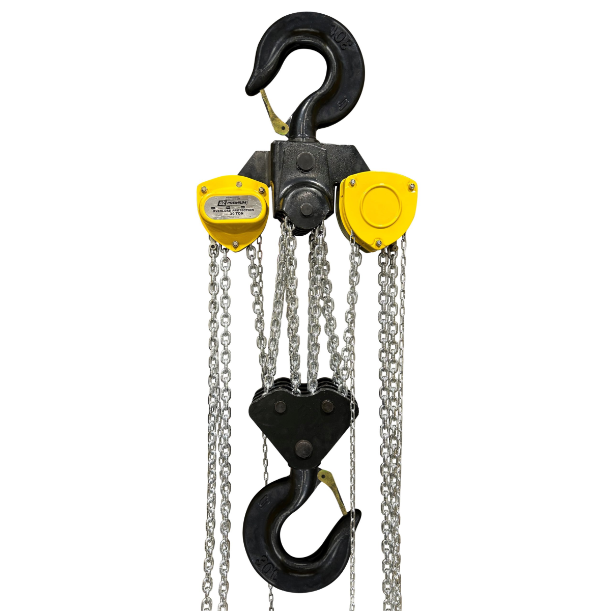 OZ Lifting 30 T Premium Chain Hoist 10 Ft. Lift with Overload Protection