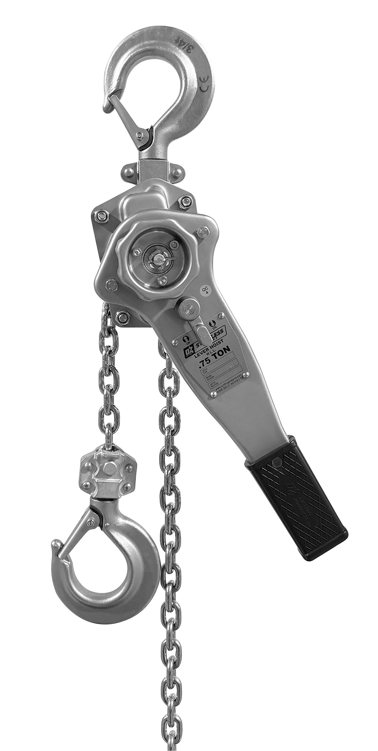 .75 T Stainless Steel Lever Hoist 15 ft lift