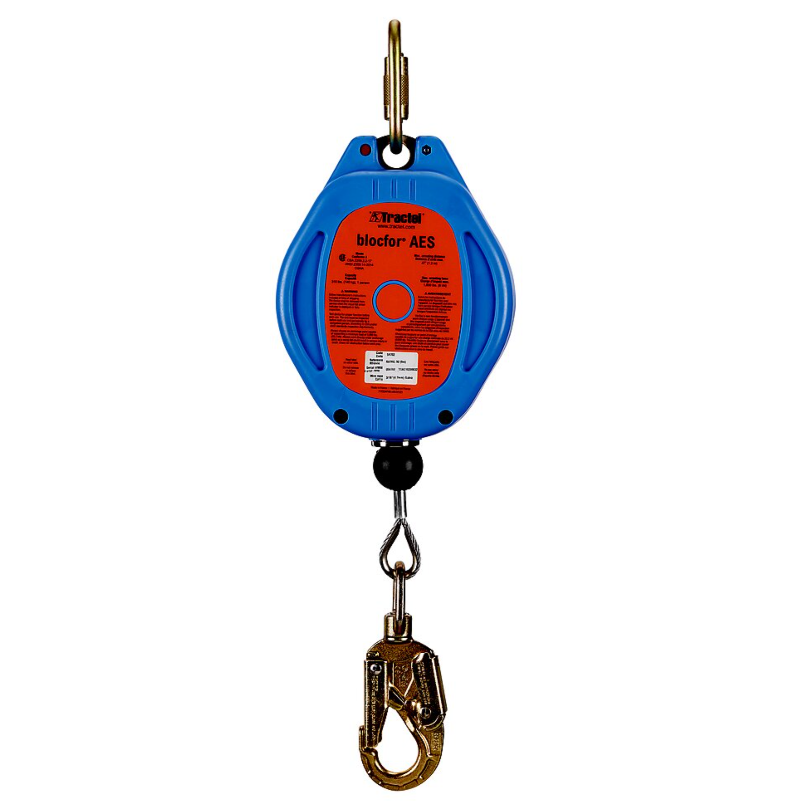 Tractel 20' Blocfor 10 Aes - SS Wr & Car