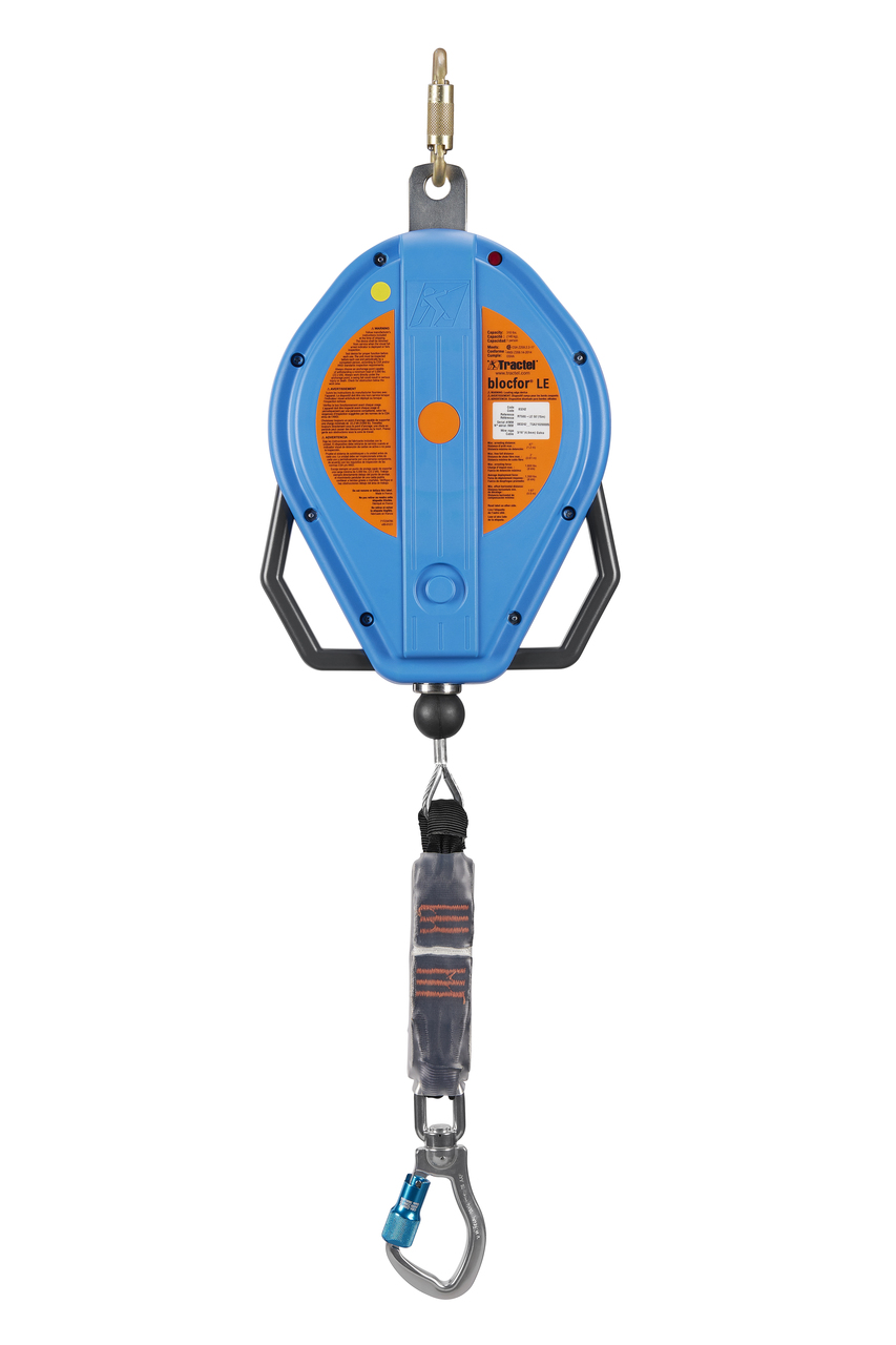 Tractel Blocfor 50 ft. Self-Retracting Lifeline (SRL) with Galvanized Steel Wire Rope – RT50G Tractel Blocfor 50 ft. Self-Retracting Lifeline (SRL) with Galvanized Steel Wire Rope – RT50G