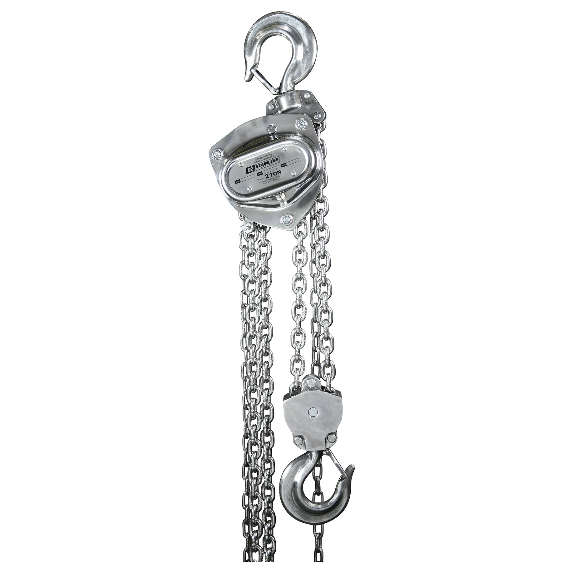 2 T Stainless Steel Chain Hoist 20 ft lift