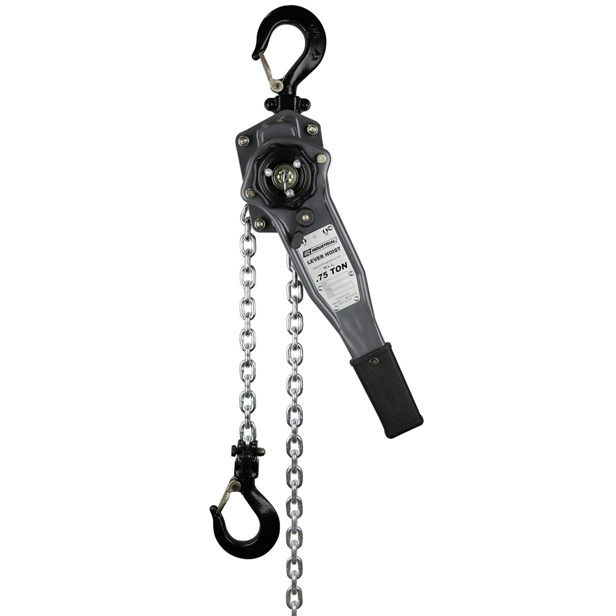 OZ Lifting 0.75 T Industrial Lever Hoist 20 Ft. Lift