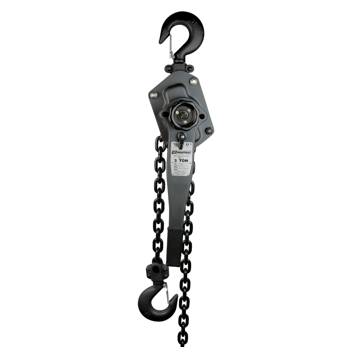 OZ Lifting 3 T Industrial Lever Hoist 5 Ft. Lift