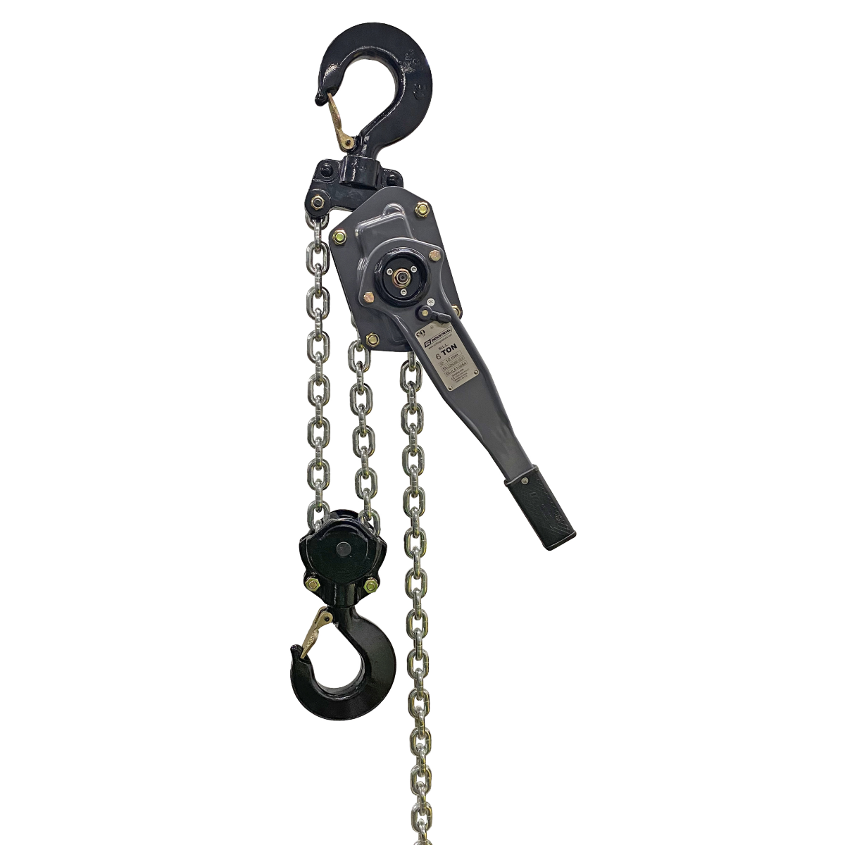 OZ Lifting 6 T Industrial Lever Hoist 5 Ft. Lift