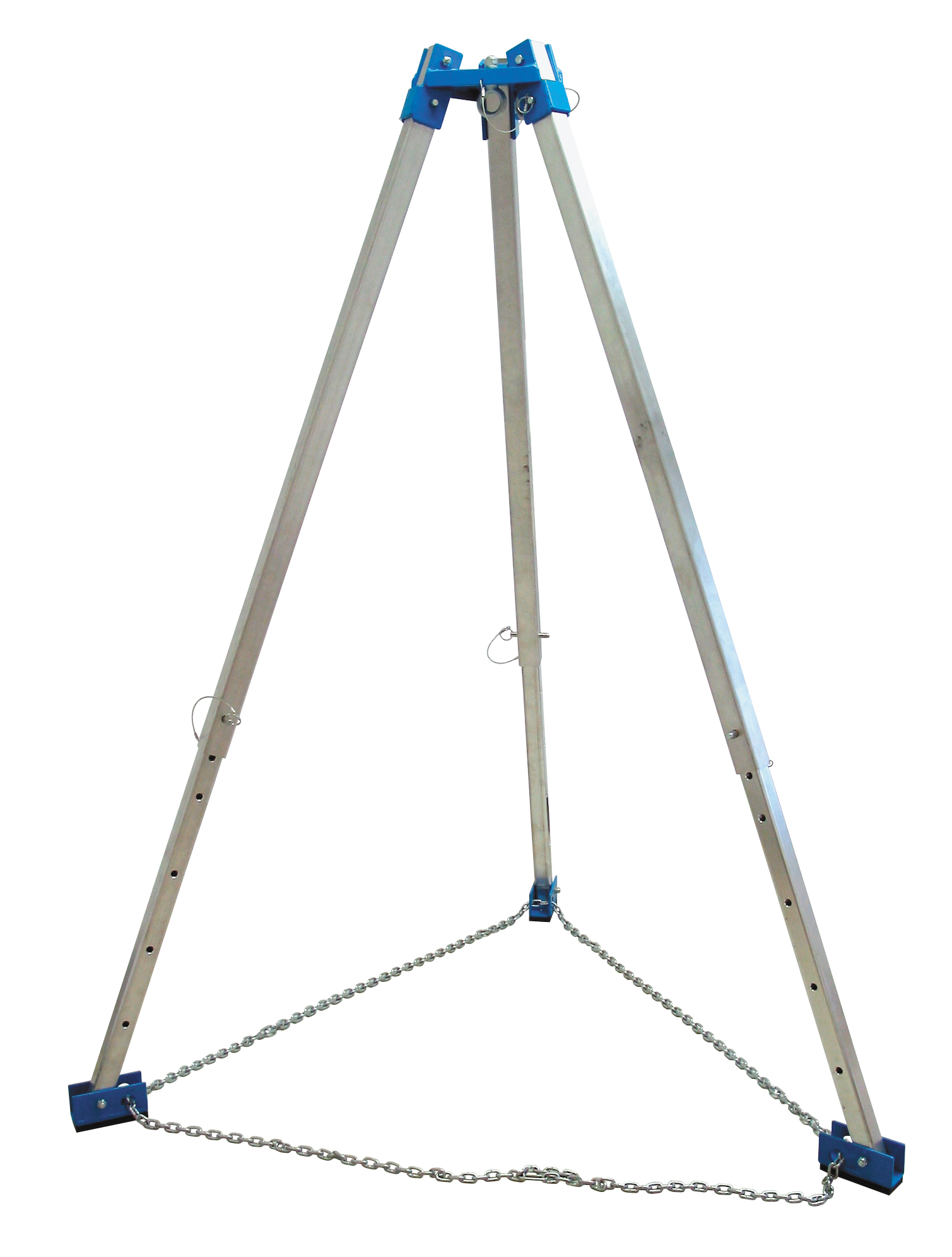 Tractel 9 ft. Aluminum Telescopic Tripod – 5,000 lbs. Minimum Breaking Strength - T3F9