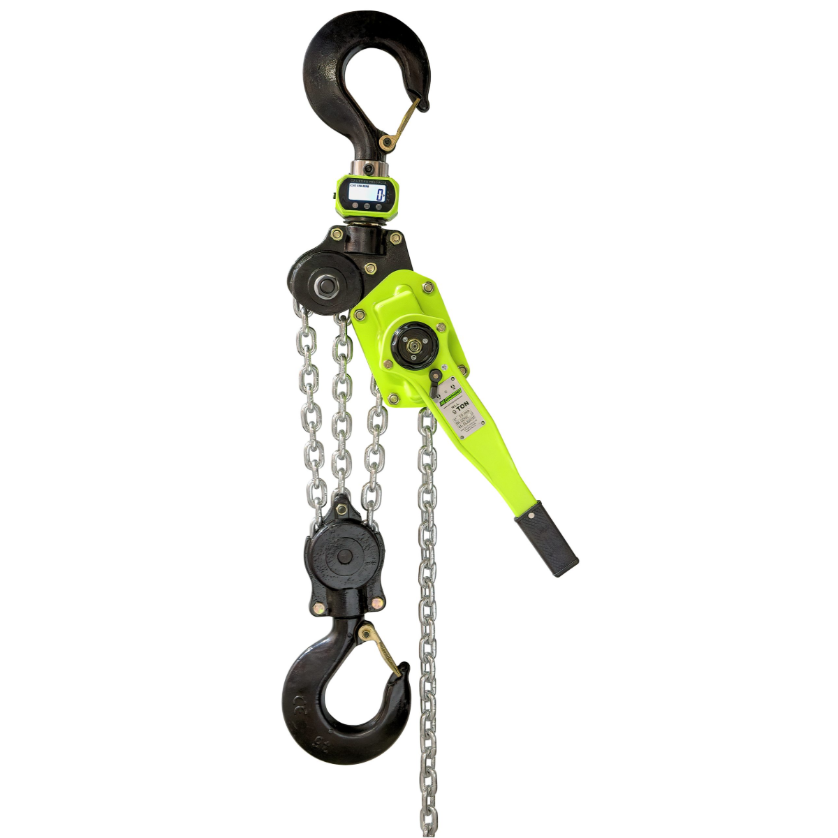 OZ Lifting 9 T Dyno Lever Hoist 20 Ft. Lift