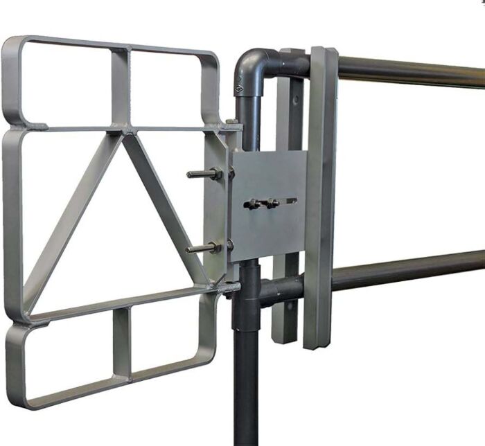 Tractel XL SERIES – Extended Coverage Self-Closing Safety Gate – 37"-39.5", Aluminum - XL82-36