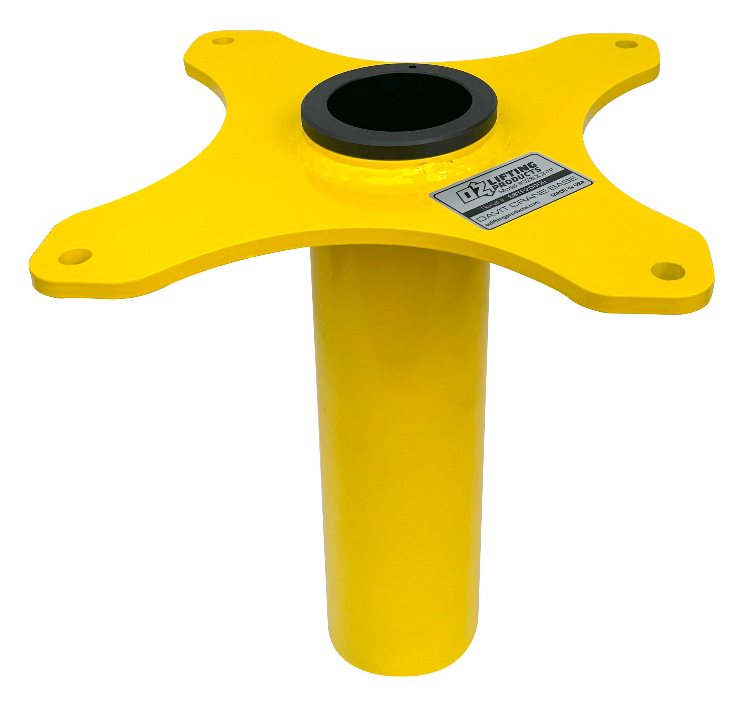 Socket base for OZTP500DAV Tele-Pro® davit crane