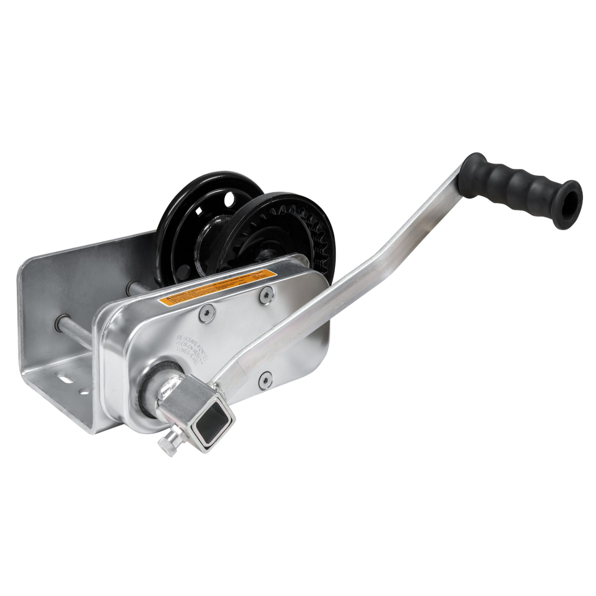 OZ Lifting 2500 Lb. Carbon Steel Hand Winch (Drill Drive Adapter Included)