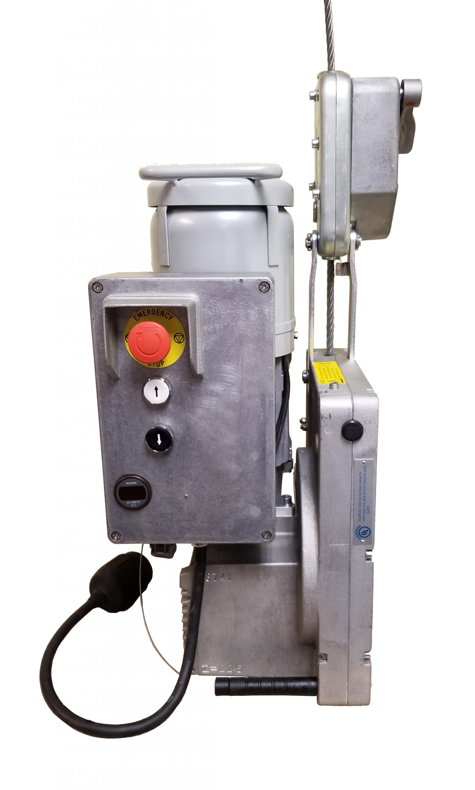 Tractel Tirak™ X-Series Man-Riding Electric Hoist XE701P2 – 1,500 lb Capacity, 220V Single-Phase - 19889K2
