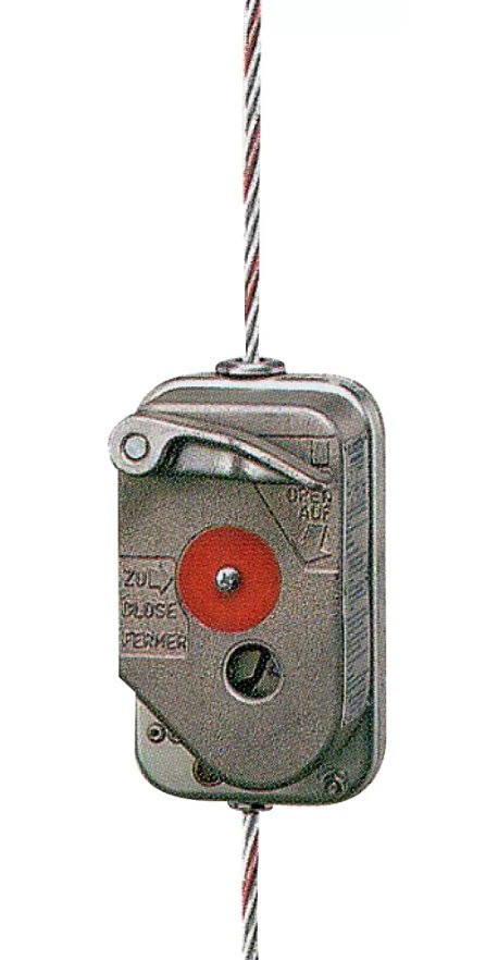 Tractel Blocstop™ BS/BSO 500 Automatic Overspeed Braking System – 1,500 lb Capacity for Dual 5/16 in. Wire Rope - 22089