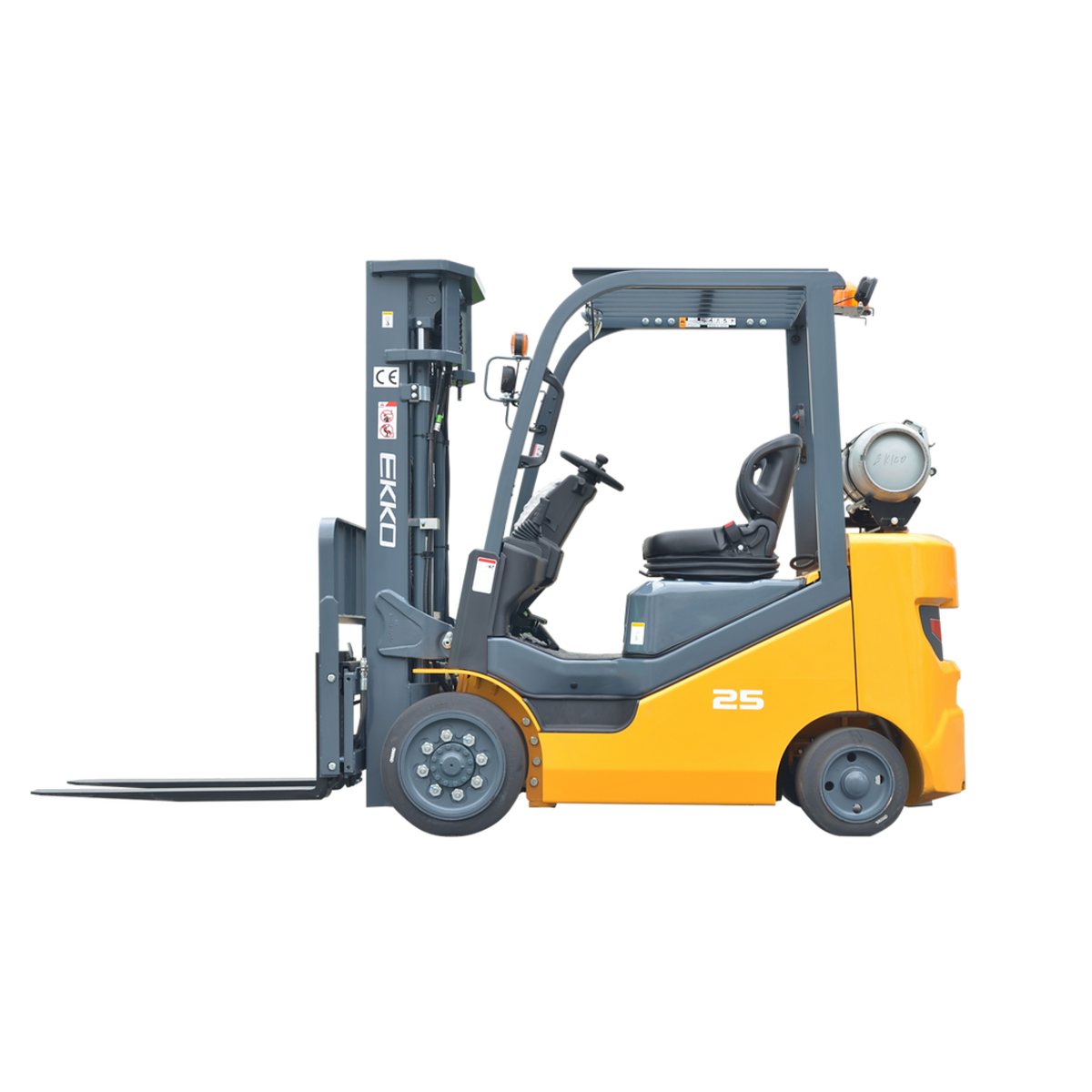 EKKO EK25CLP Forklift with Cushion (LPG) 5000 lbs Capacity