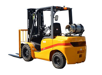 EKKO EK40TLP Forklift with solid pneumatic tires 8500 lbs., cap