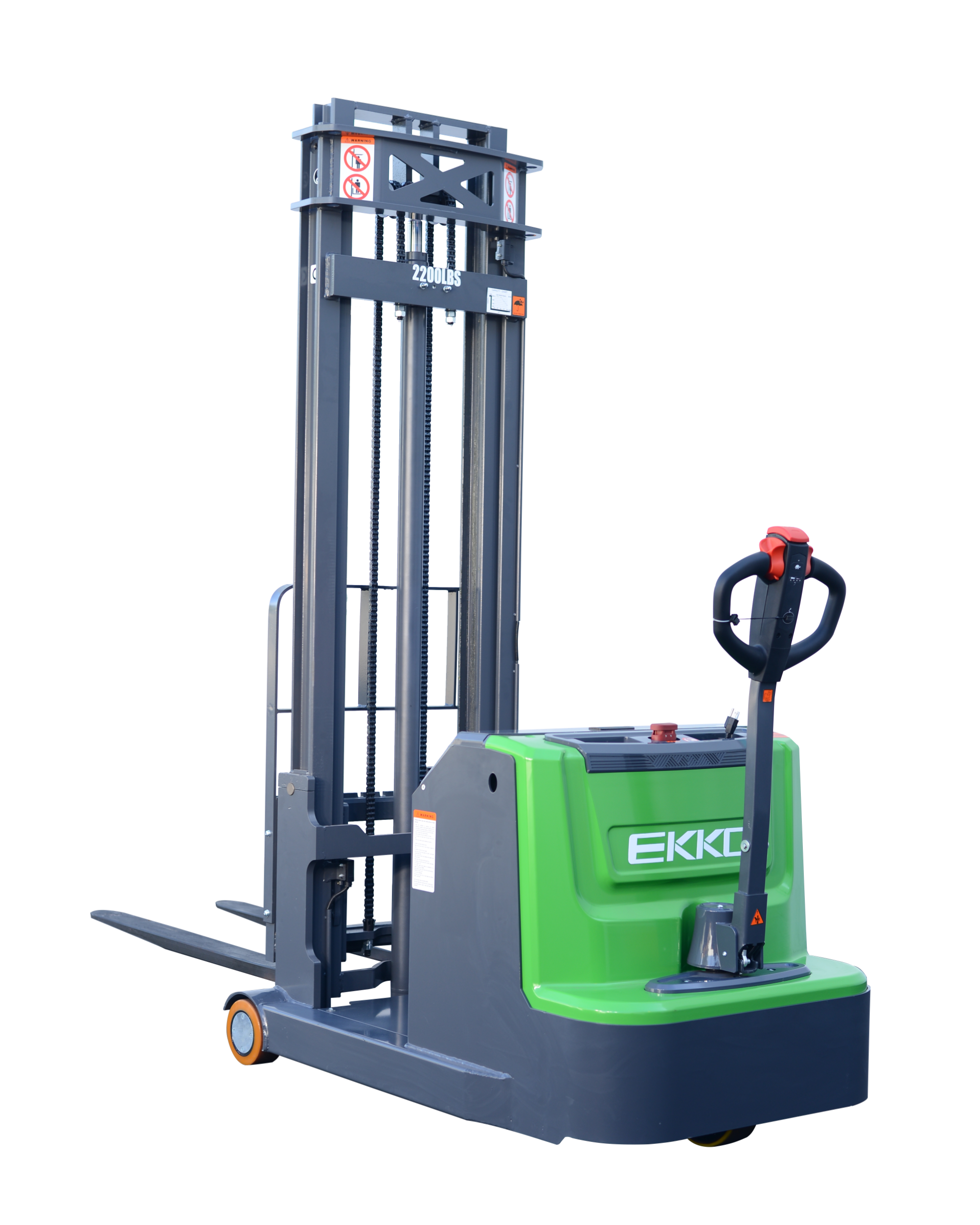 EKKO EK10S-118LI Counterbalanced Stacker (Li-Ion)   2,200 lb Capacity