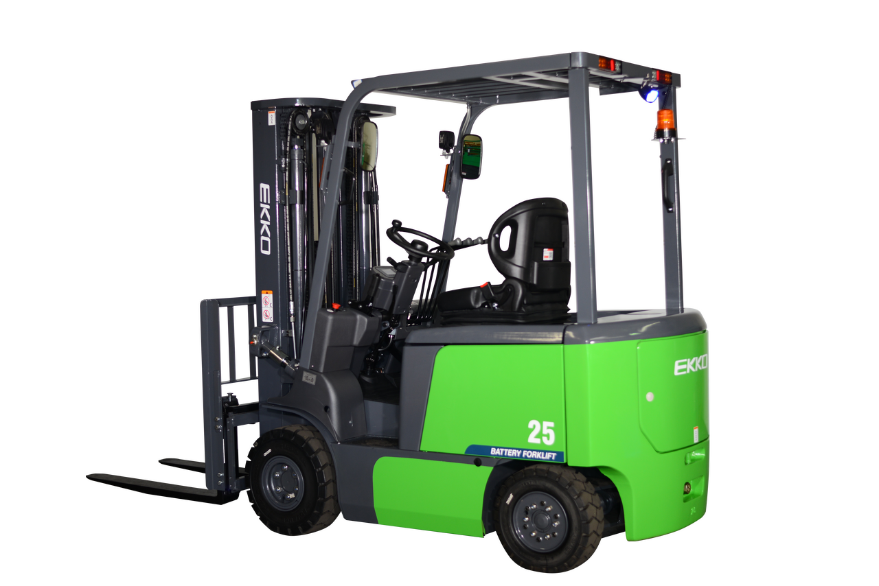 EKKO EK25T-LI 4 Wheel Electric Forklift   5,000 lb Capacity