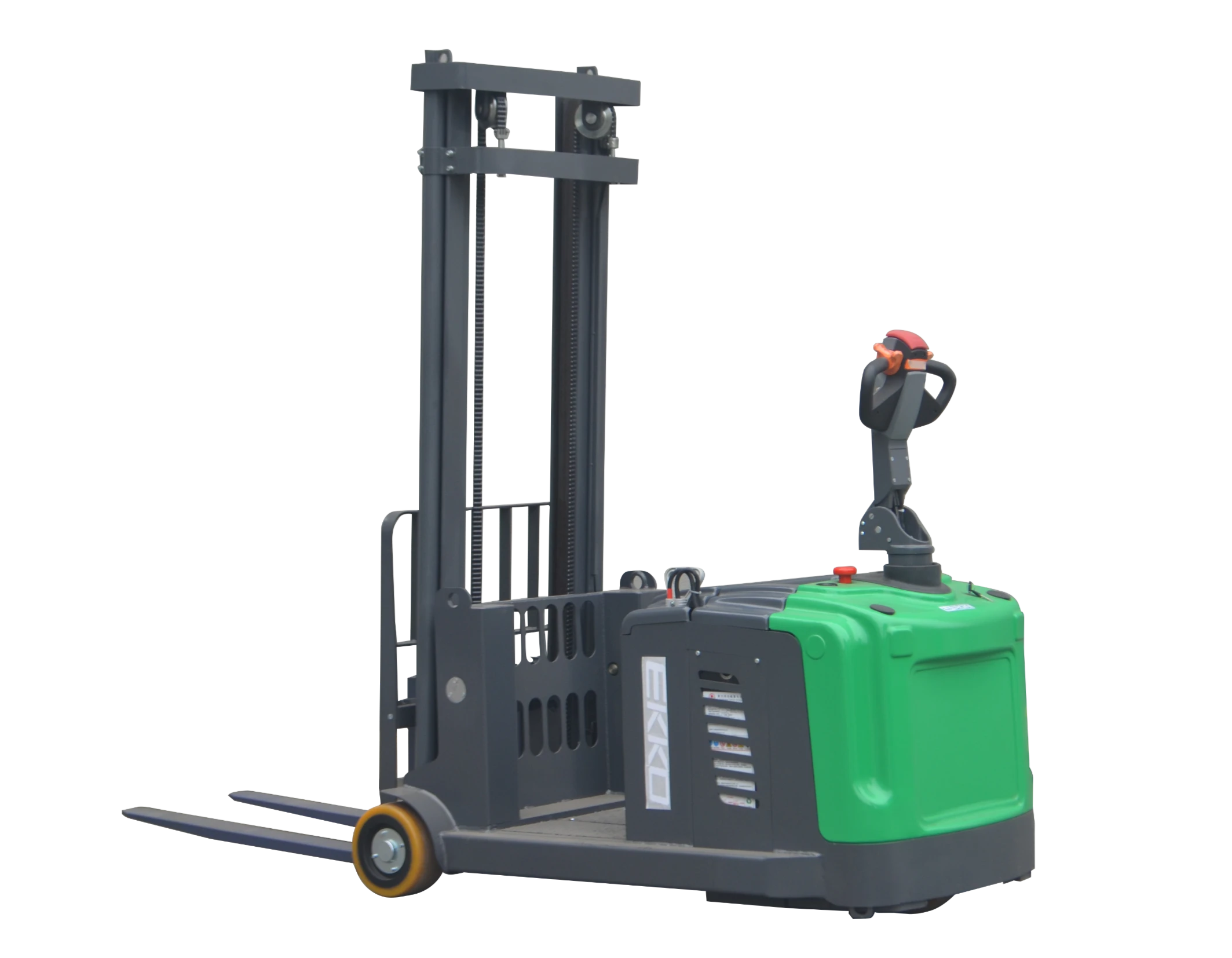 EKKO EK14S-189LI Counterbalanced Stacker with Side Shift (Li-Ion)   3,300 lb Capacity