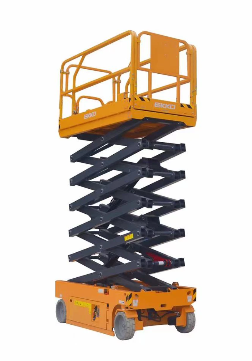 EKKO ES100E Scissor Lift   700 lb Capacity