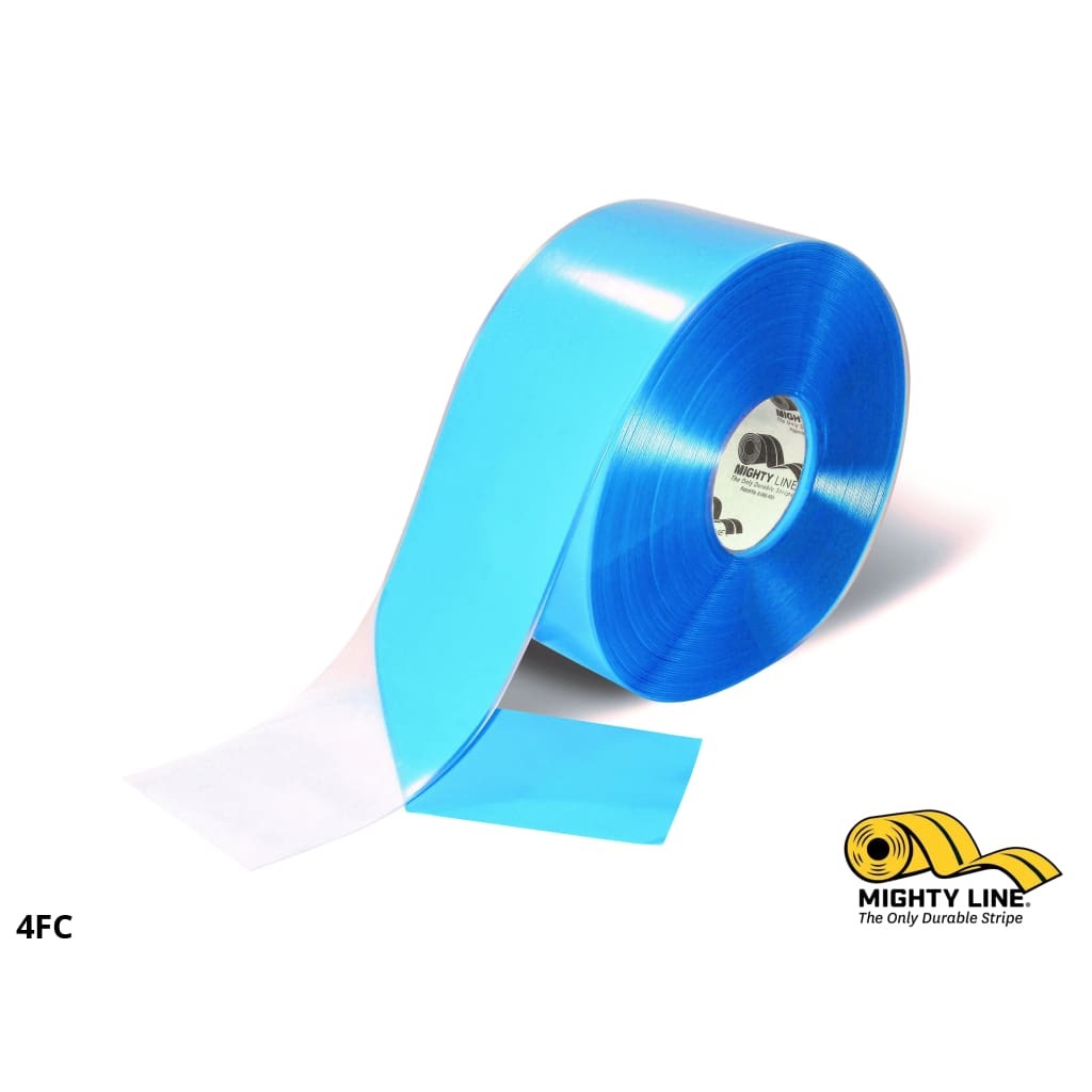 Mighty Line 4" Clear Floor Tape - 100' Roll