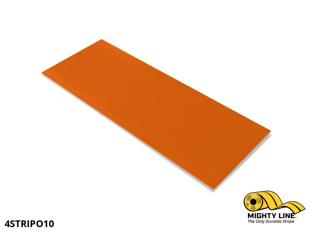 Orange 4 Floor Tape Segments