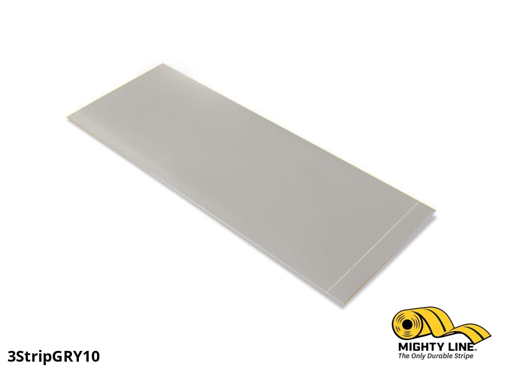 Gray 3 Floor Tape Segments