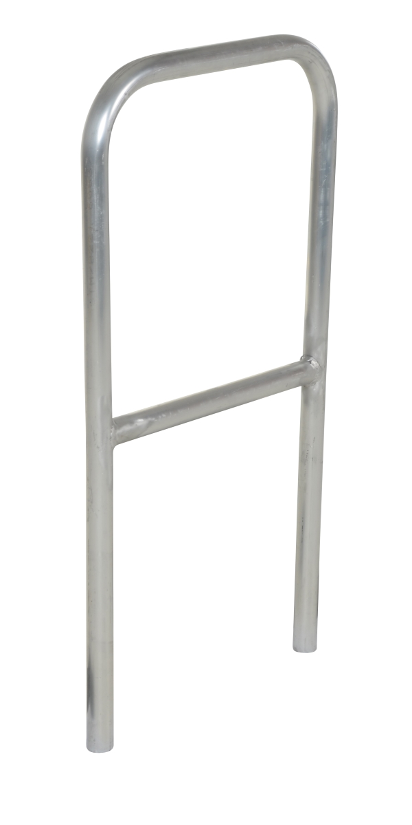 Vestil Aluminum Pipe Safety Railing - 24 In. Length - Silver