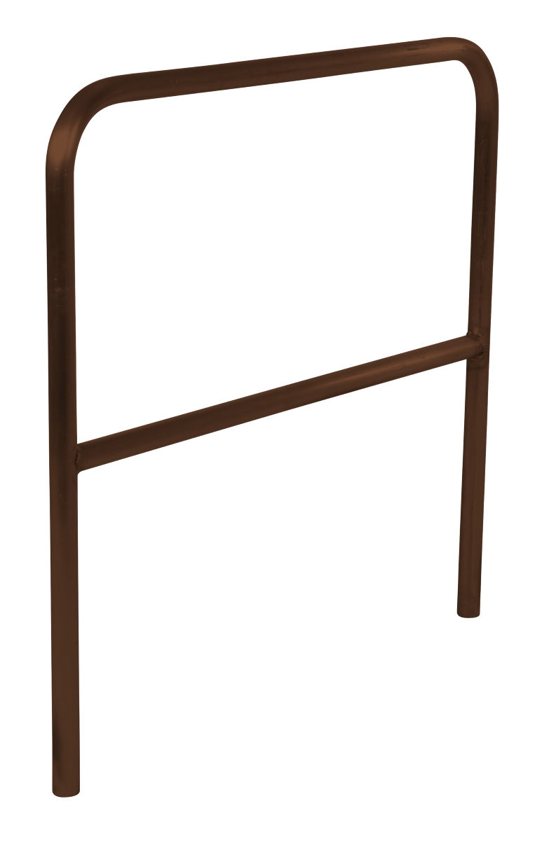 Vestil Aluminum Pipe Safety Railing - 48 In. Length - Brown