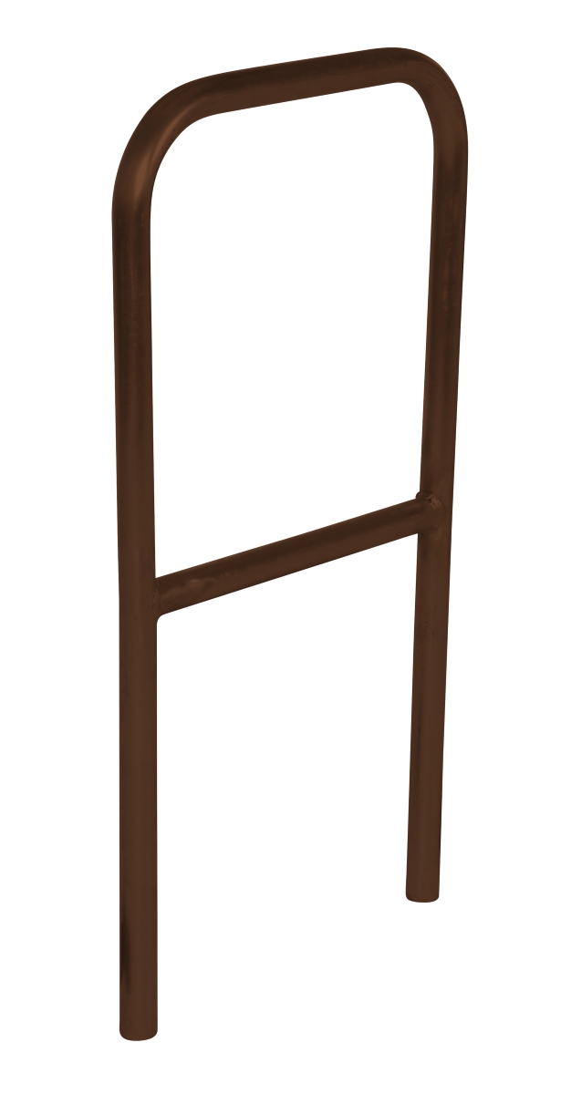 Vestil Aluminum Pipe Safety Railing - 24 In. Length - Brown