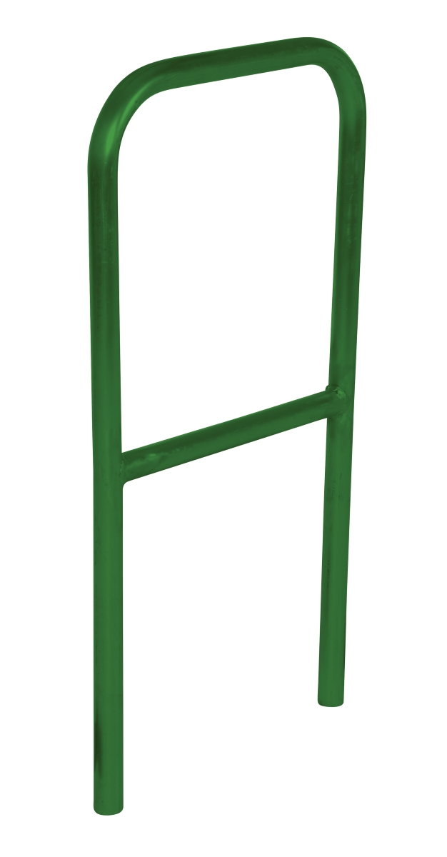 Vestil Aluminum Pipe Safety Railing - 24 In. Length - Green
