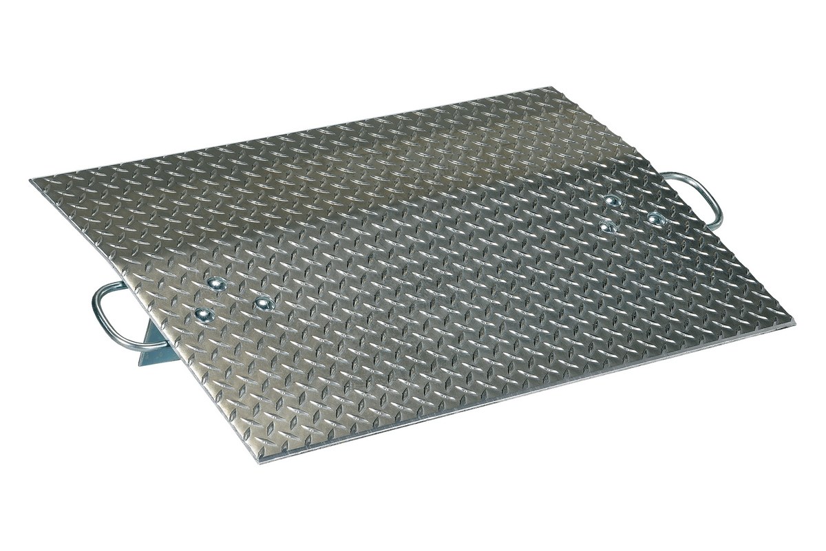 Vestil Aluminum Hand Truck Dock Plate - 36 In. x 24 In. 500 lb - Silver