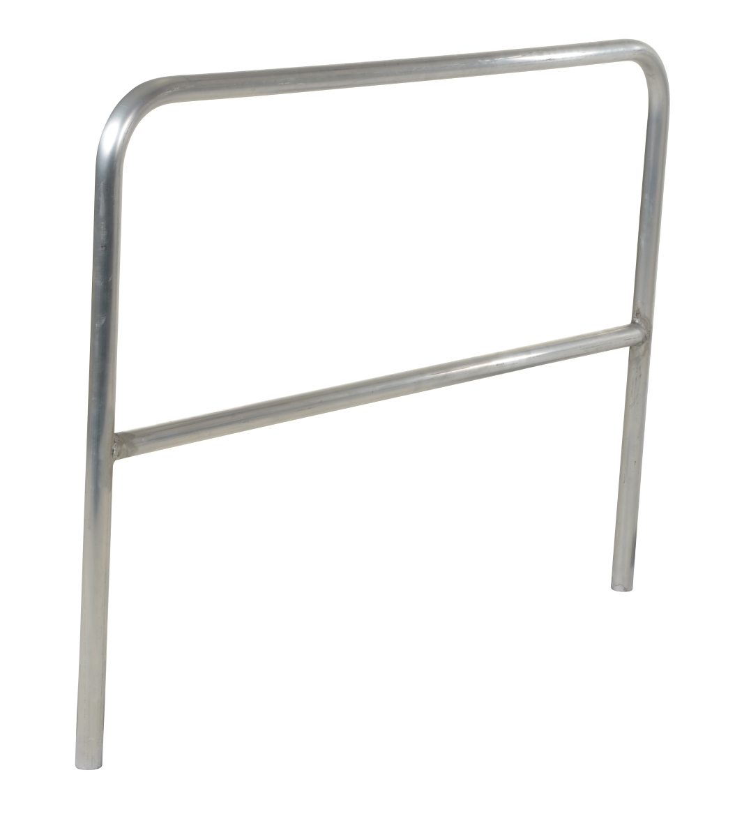 Vestil Aluminum Pipe Safety Railing - 60 In. Length - Silver