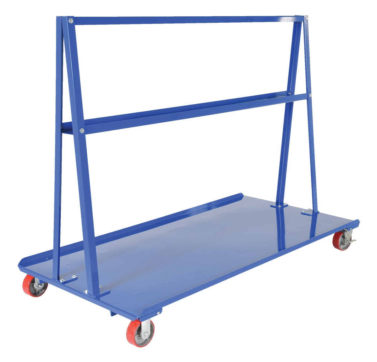 Vestil Steel A-Frame Cart - 36 In. x 72 In. 2,000 lb - Blue