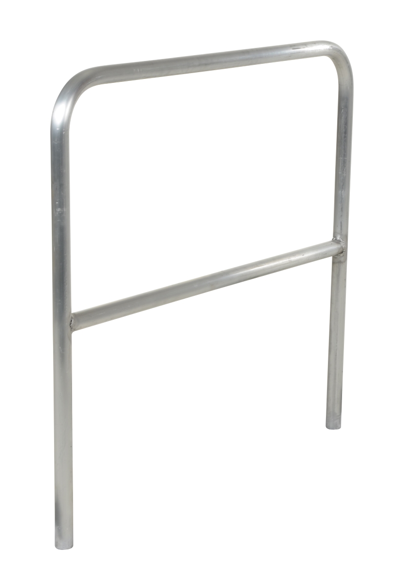 Vestil Aluminum Pipe Safety Railing - 48 In. Length - Silver
