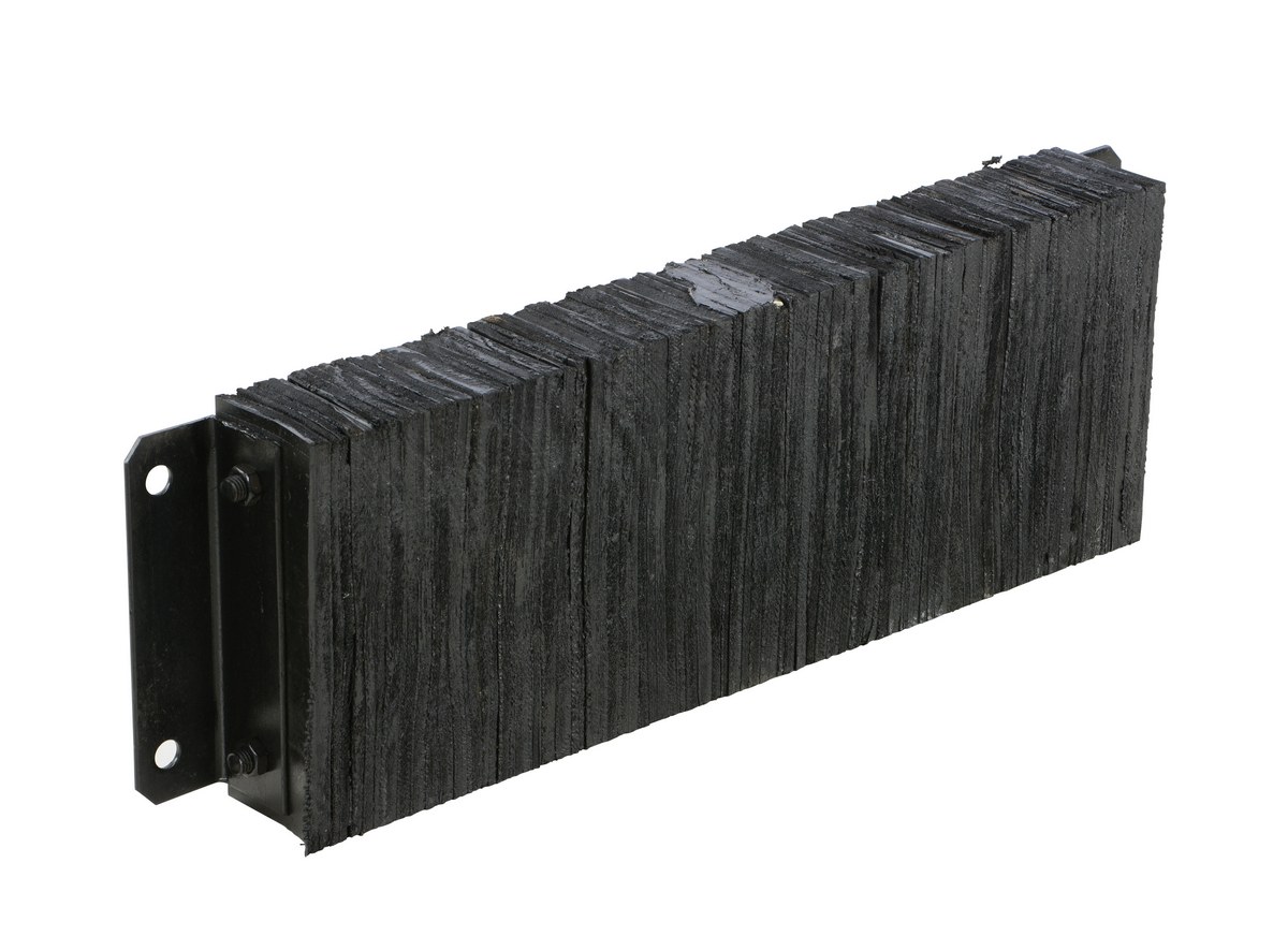 Vestil Laminated Rubber Dock Bumper - 12 In. x 36 In. 4-1/2 In. - Black